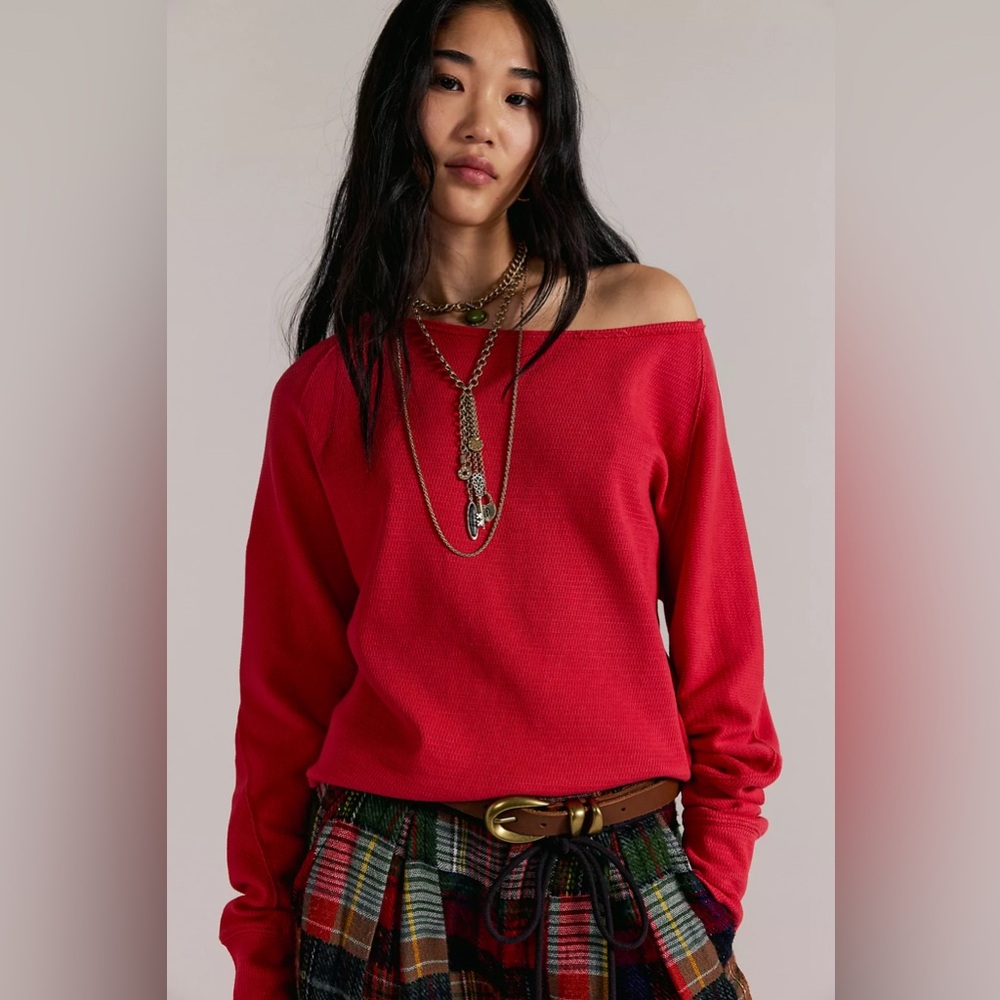 NWOT! Free People We The Free Jess Long Sleeve Sz Small